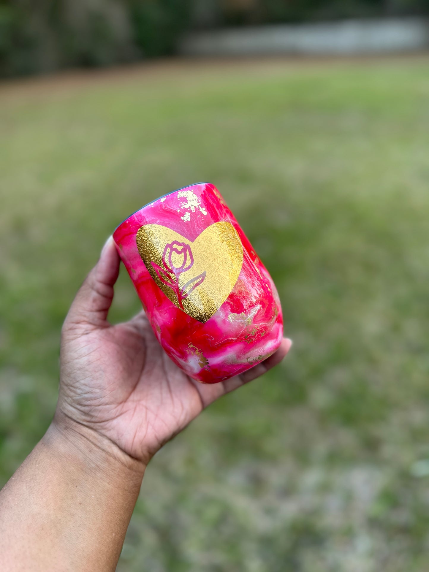 Custom Alcohol Ink Tumblers