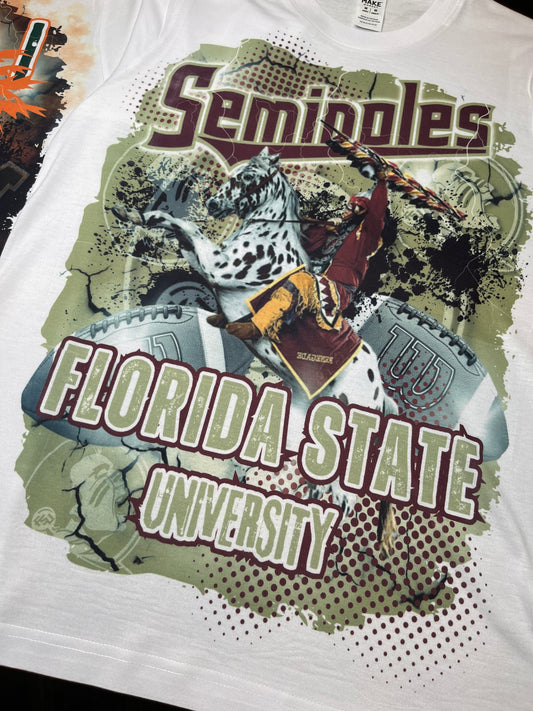 Adult Sublimation Center Print Shirts