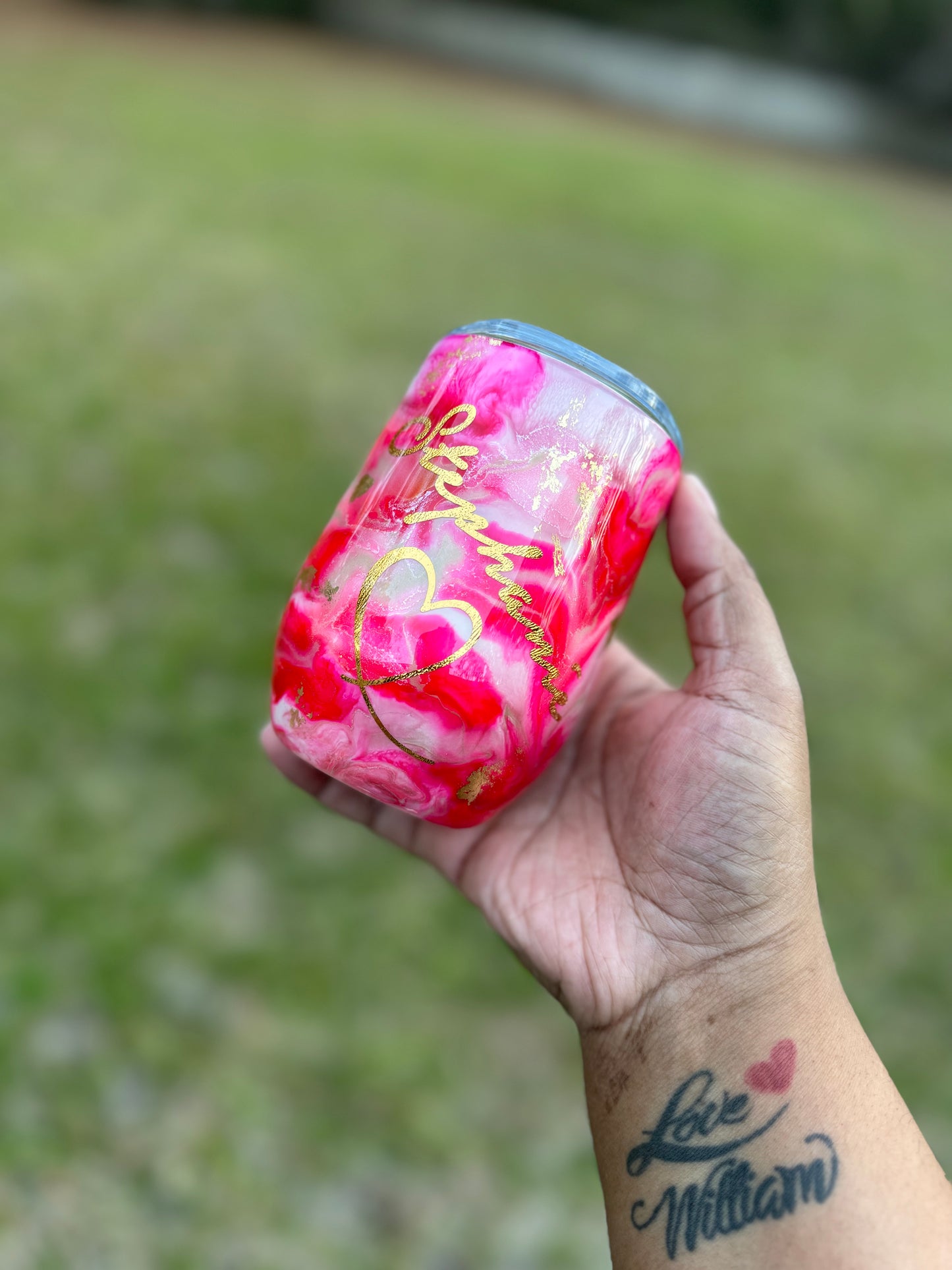 Custom Alcohol Ink Tumblers