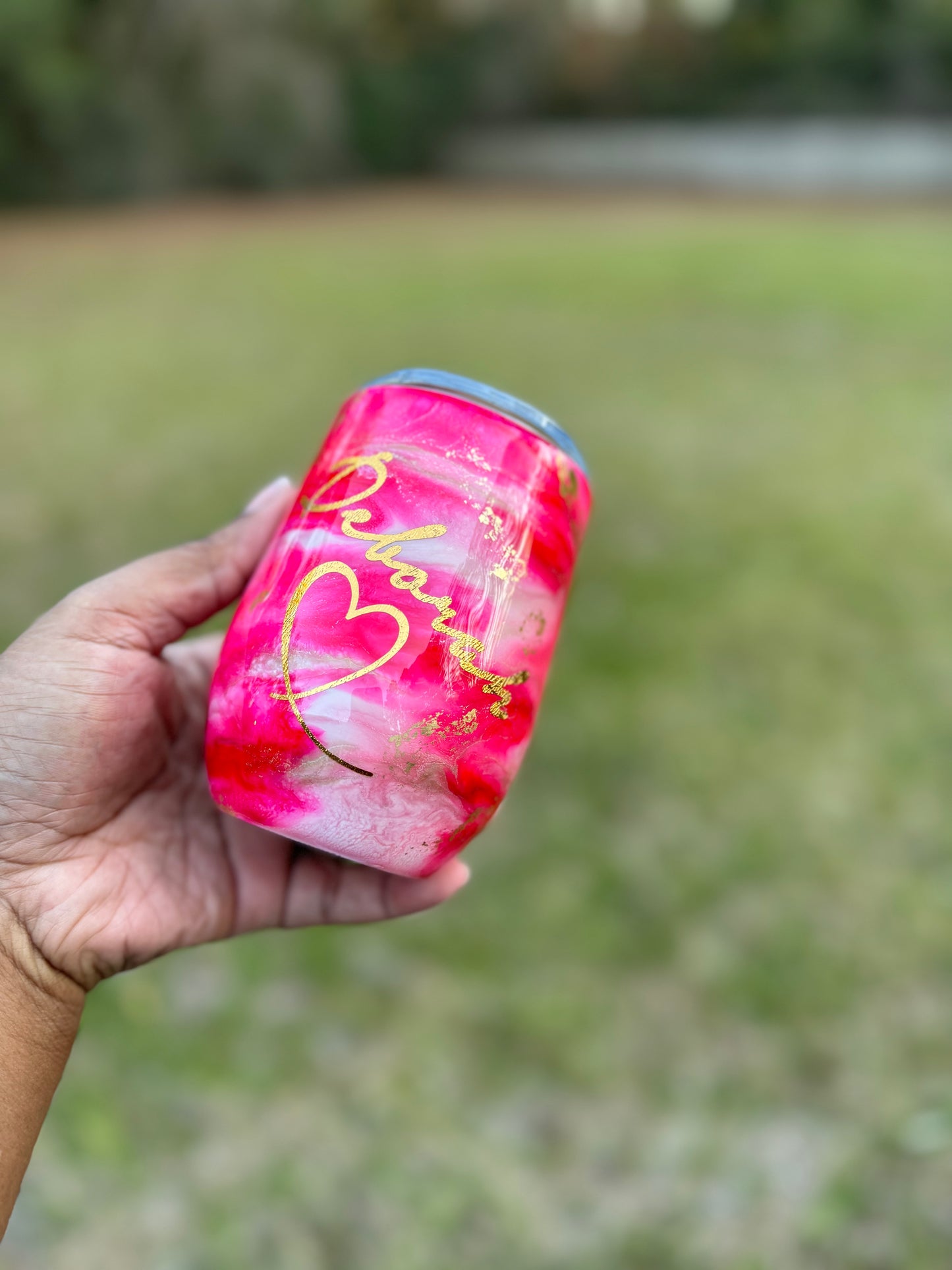 Custom Alcohol Ink Tumblers