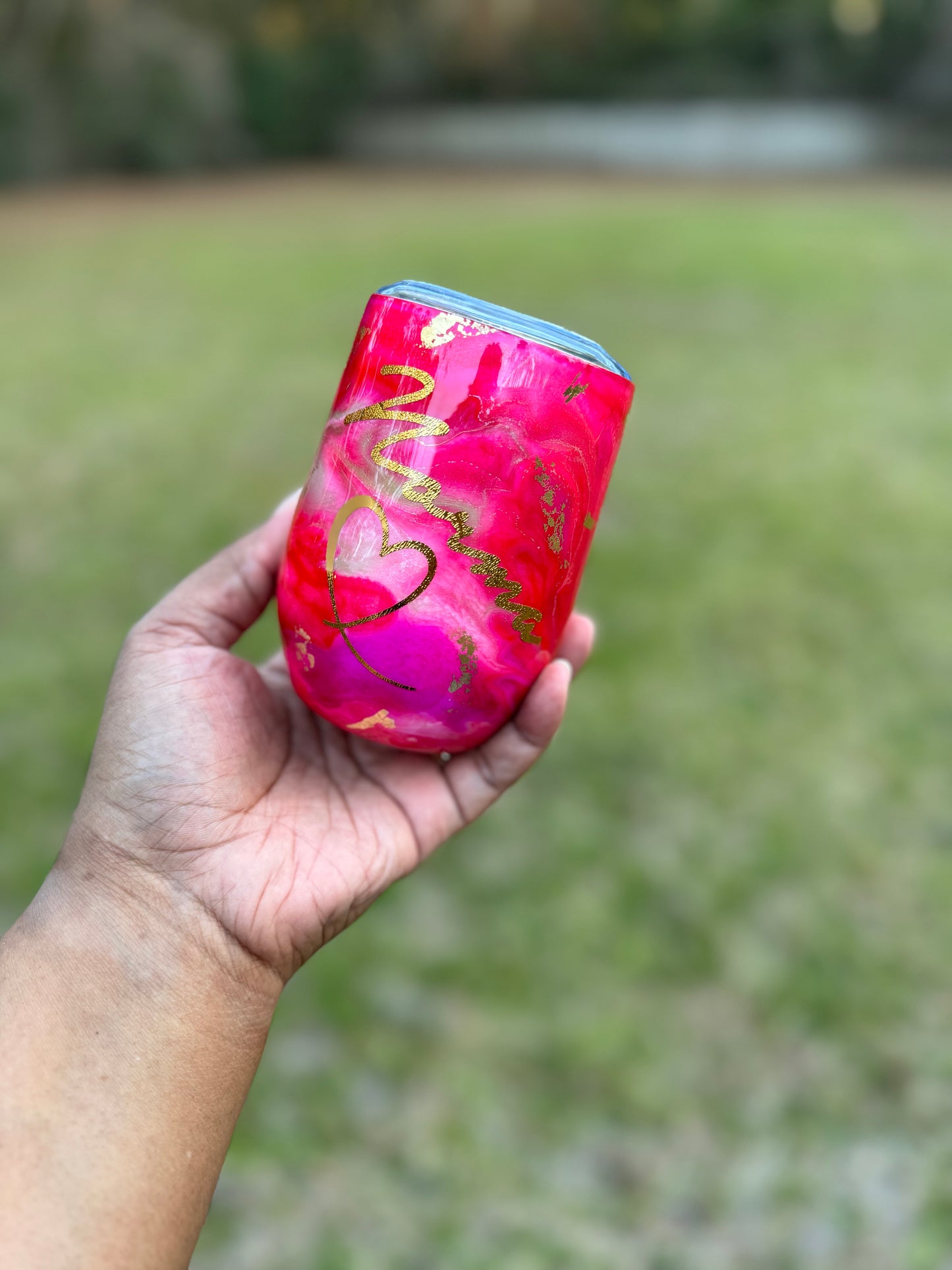 Custom Alcohol Ink Tumblers