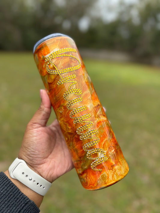 Custom Alcohol Ink Tumblers