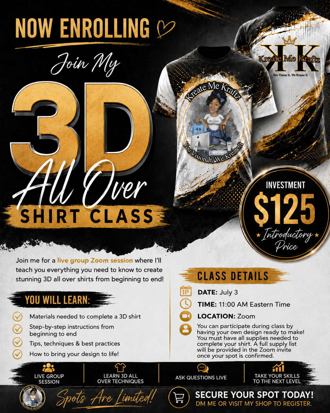 3D/All Over Shirt Class