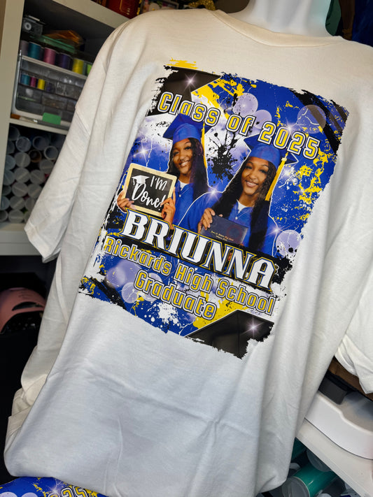 Adult DTF/Vinyl Center Print Shirts