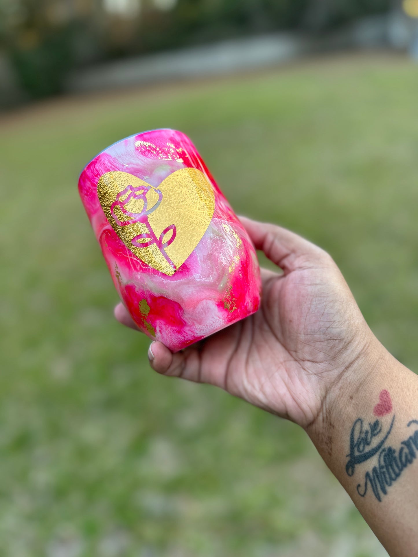 Custom Alcohol Ink Tumblers