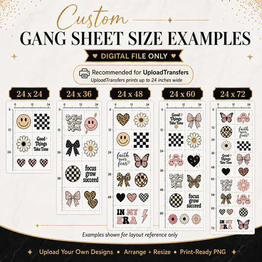 Custom Gang Sheet Setup