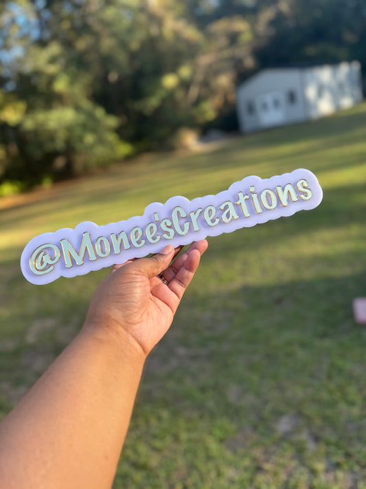 3D Business Logo Sign