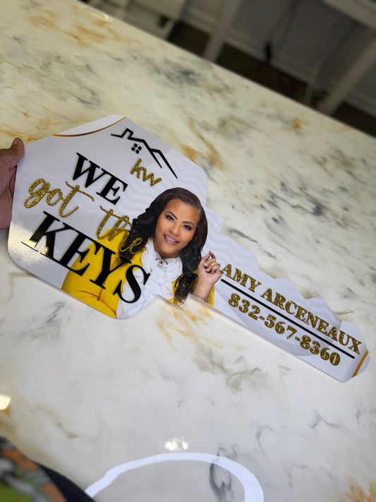Custom 3D Key Sign