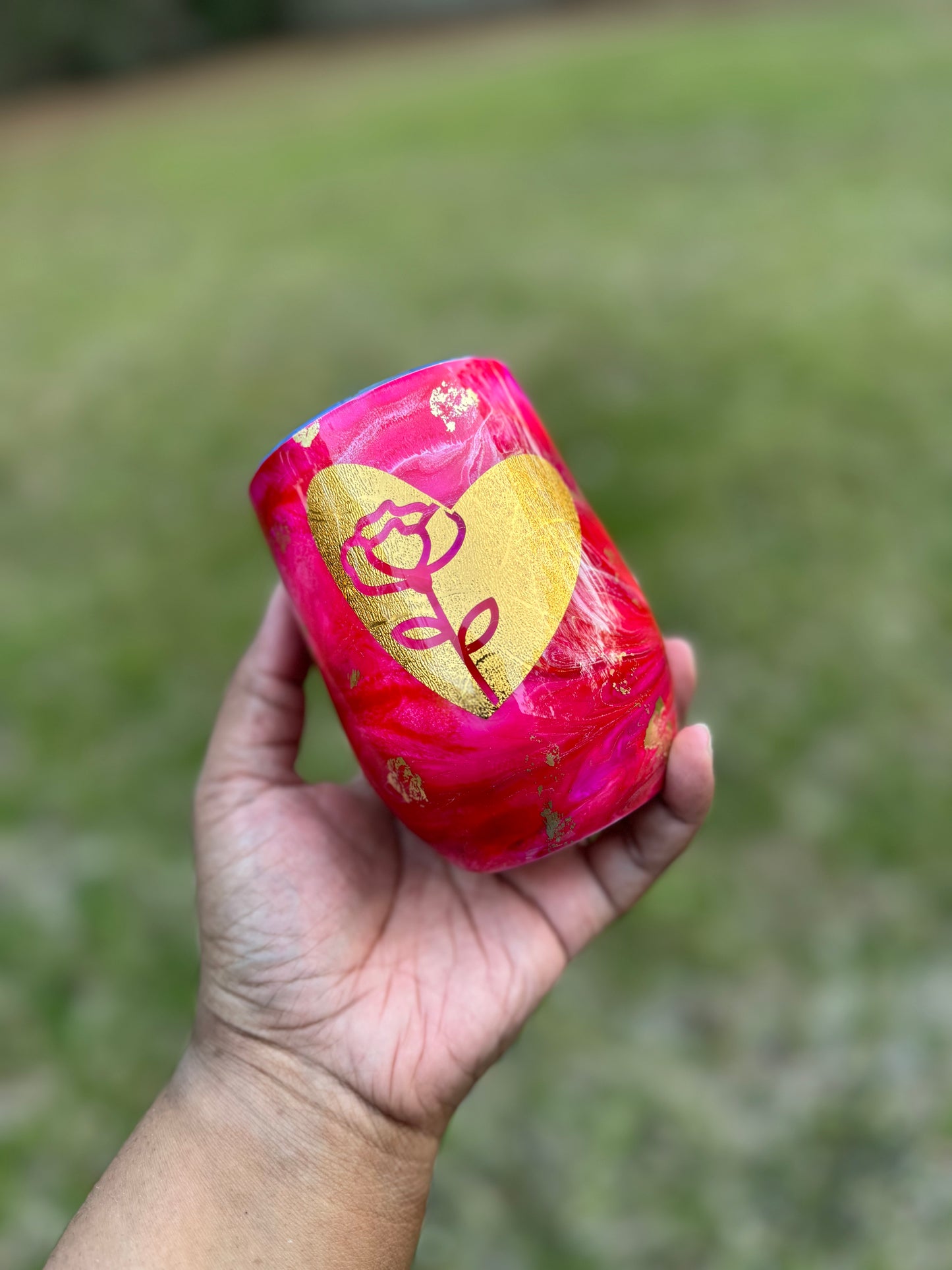 Custom Alcohol Ink Tumblers