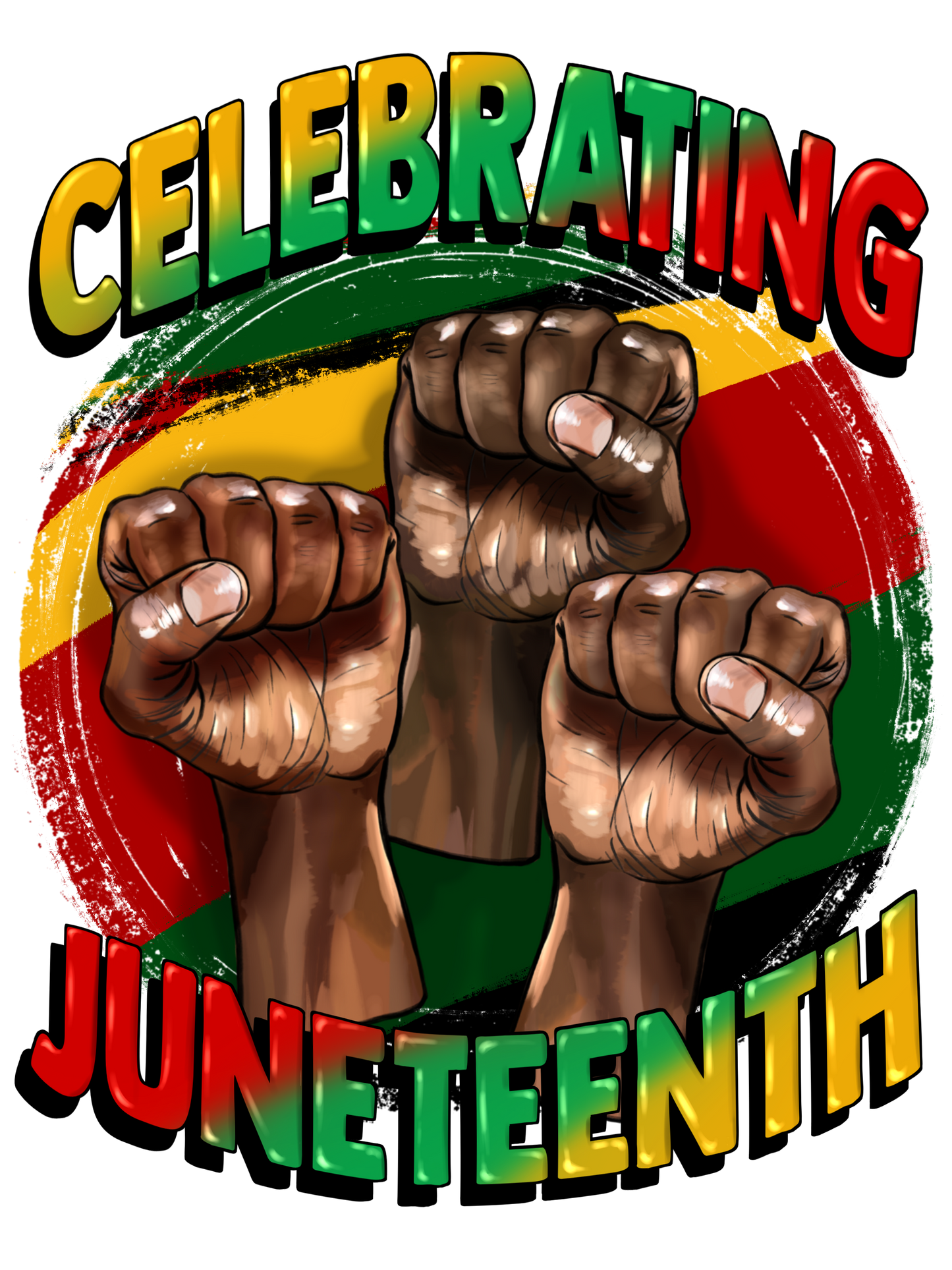 Juneteenth Rhinestone Cup (only)