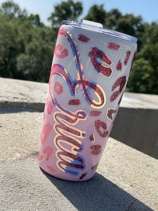 Leopard Print Tumbler